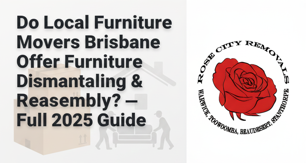 Local Furniture Movers Brisbane - Rose City Removals