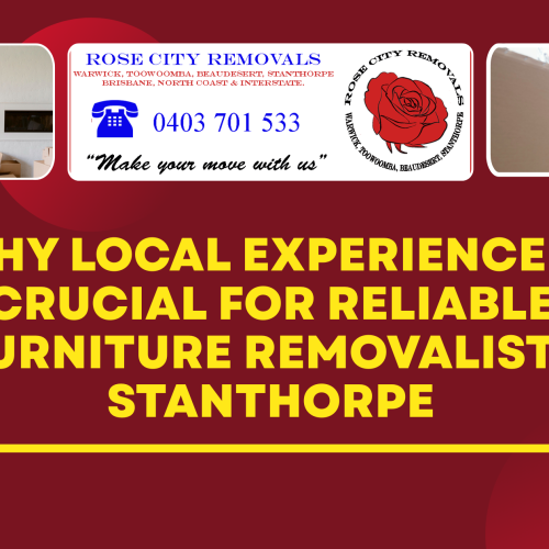 Furniture Removalists Stanthorpe - Rose City Removals