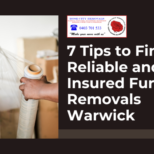 Insured Furniture Removals Warwick - Rose City Removals